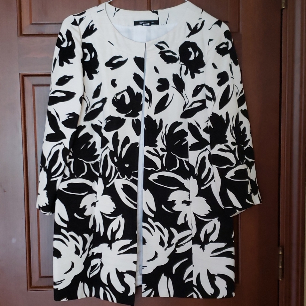 Ellen Tracy black and white formal jacket